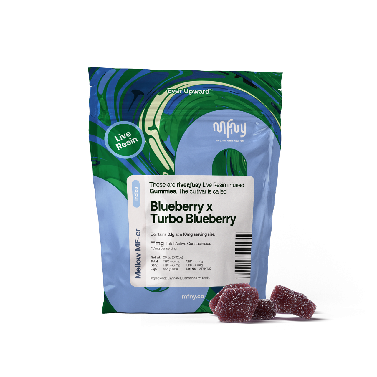 Blueberry X Turbo Blueberry - 100 mg - 10 Pack