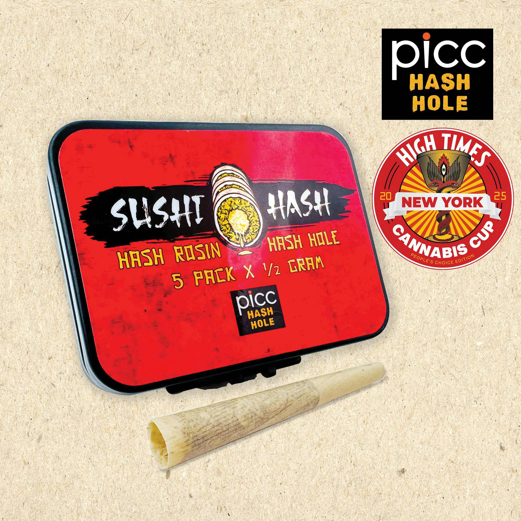 Cosmic Pie x Trop Z Hash Rosin - Sushi Hash - 2.5 g - 5 Pack