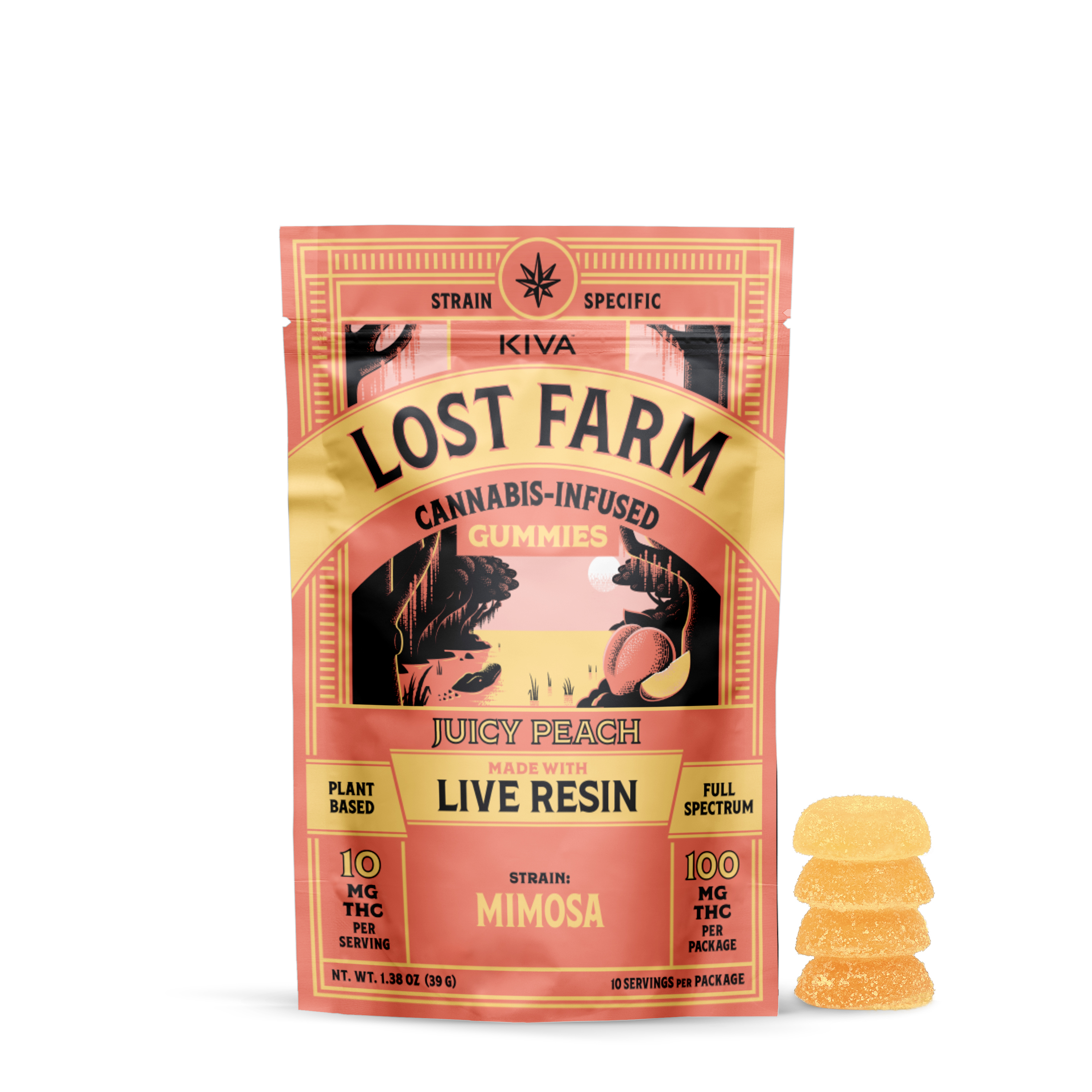 Juicy Peach x Mimosa - 100 mg - 10 Pack