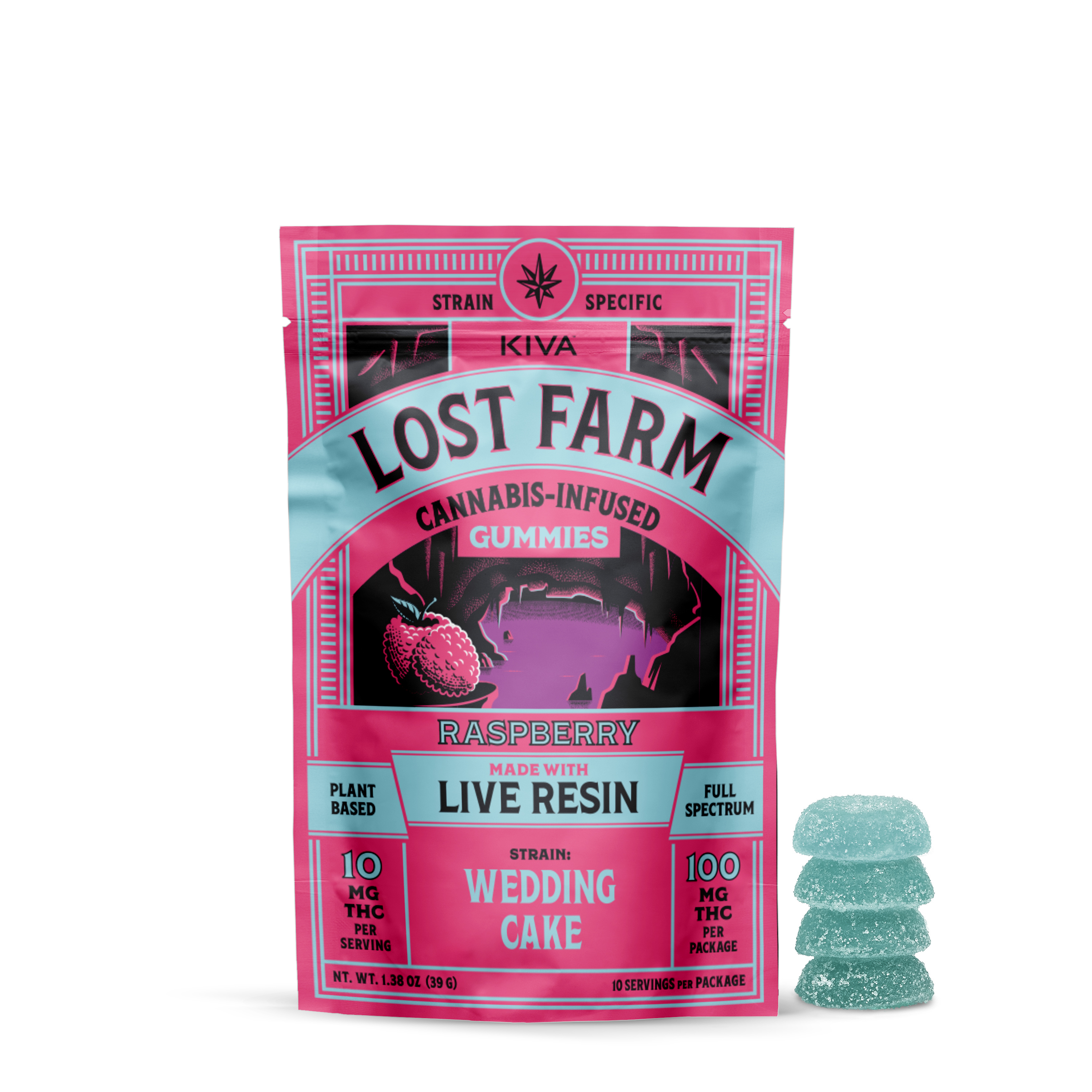 Raspberry x Wedding Cake - 100 mg - 10 Pack