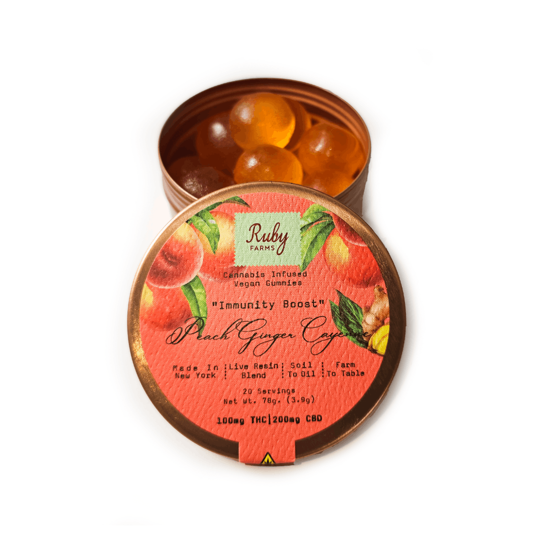 Peach Ginger - 100 mg - 20 Pack – Premium Cannabis Products Near Me