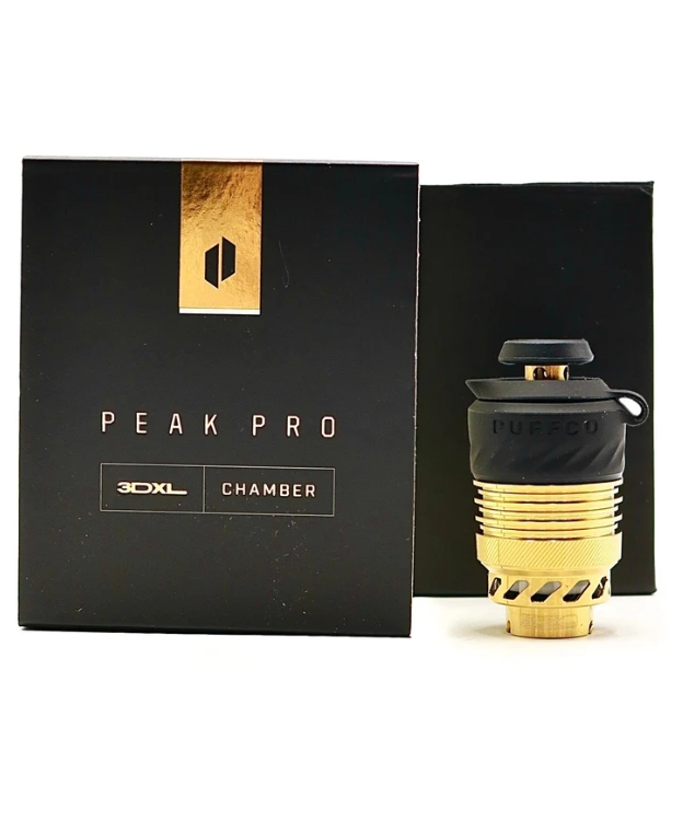 PUFFCO PEAK PRO 3D XL CHAMBER - GOLD – Premium Cannabis Products Near Me