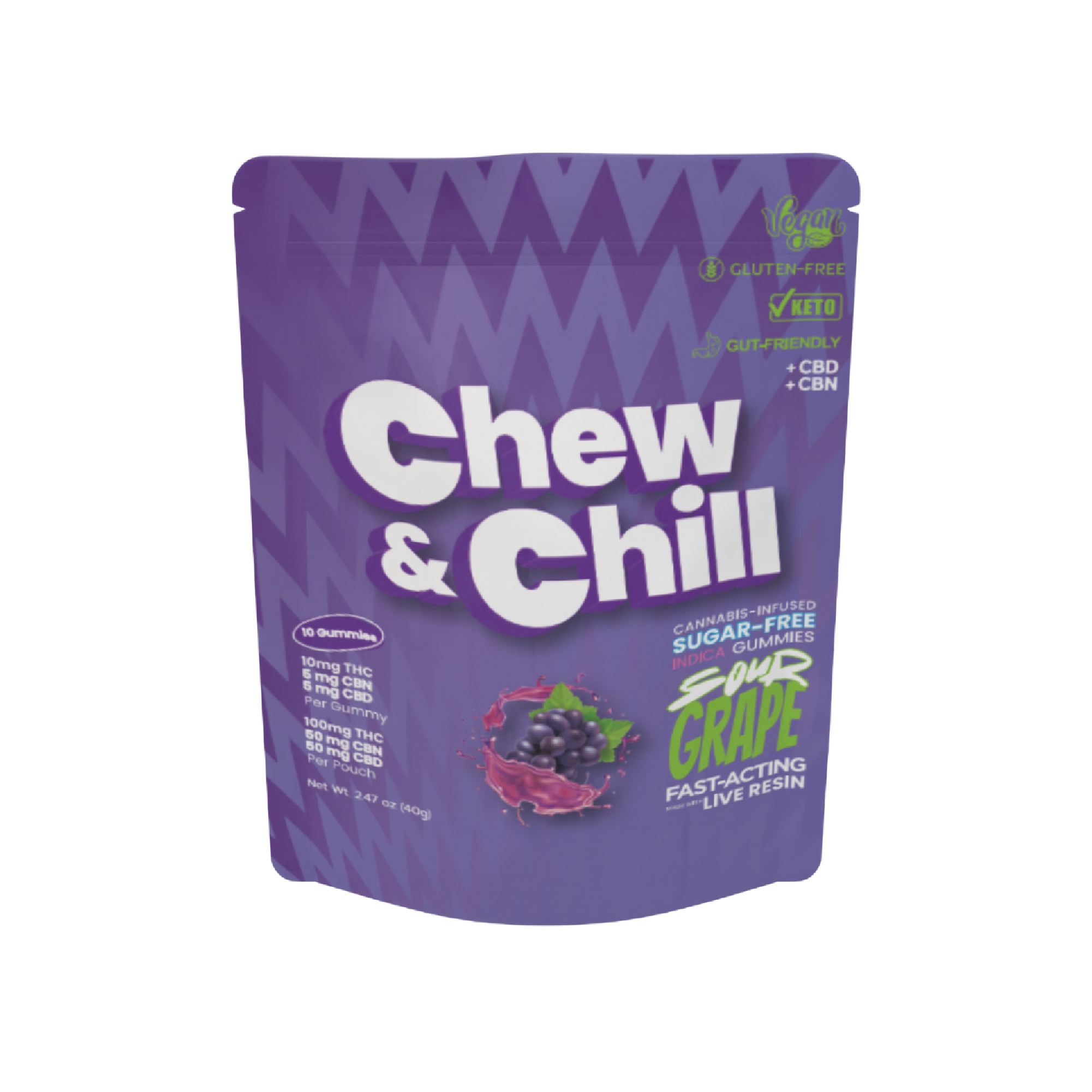 Sour Grape - 100 mg - 10 Pack