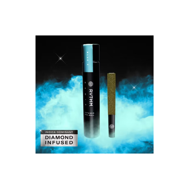 RYTHM - BLUE Z INFUSED PRE-ROLL 1G