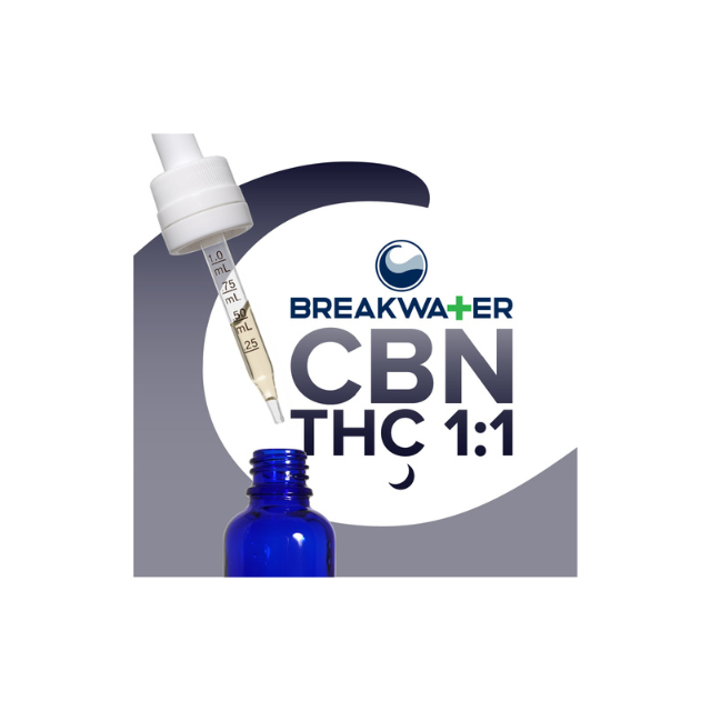 BREAKWATER - CBN:THC 1:1 TINCTURE
