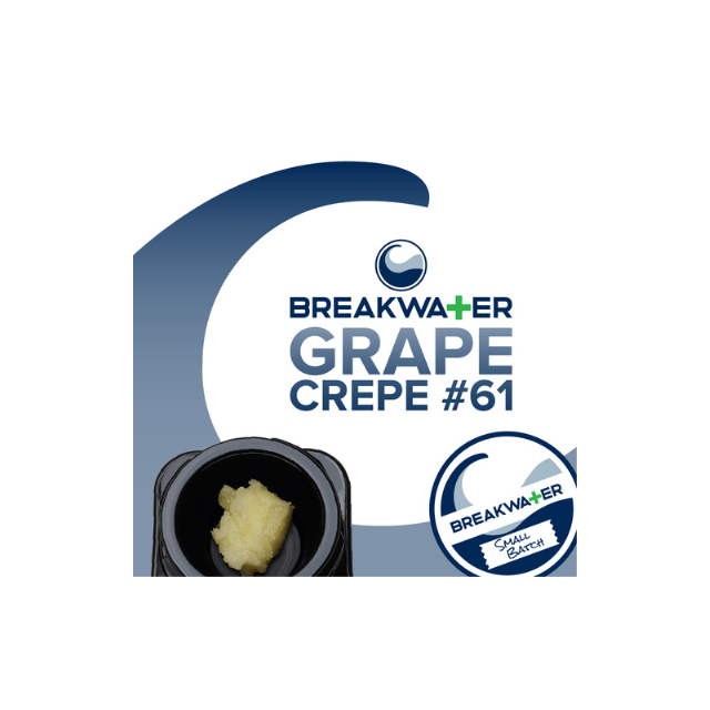 BREAKWATER - GRAPE CREPE #61 LIVE HASH ROSIN 1G