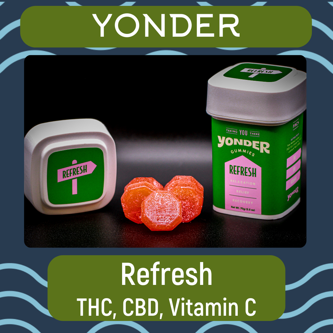 Yonder | Refresh Strawberry Kiwi 100mg