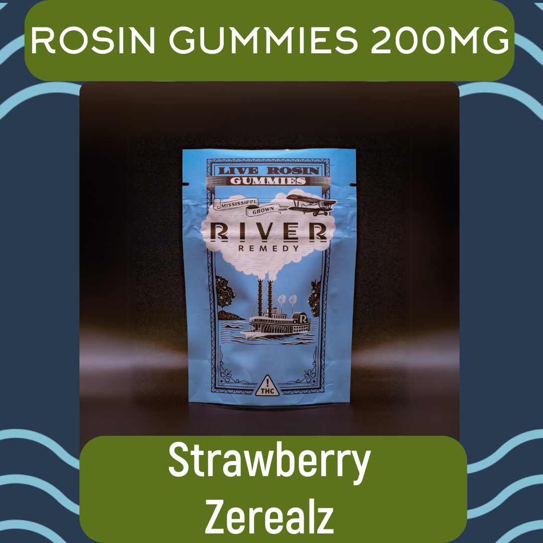 River Remedy | Strawberry (Zerealz) Rosin Gummies 200mg