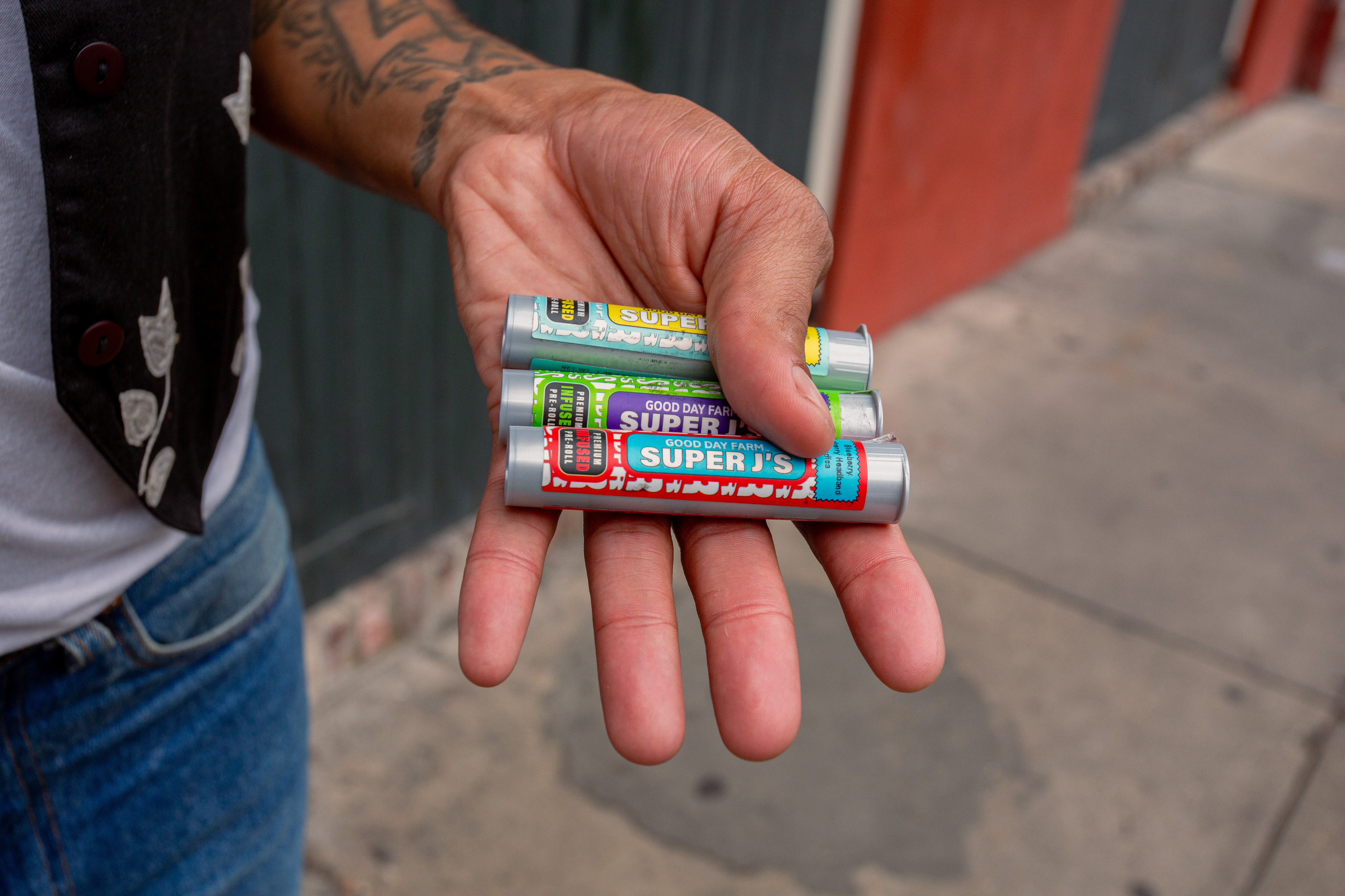 Good Day Farm | Super J's - Blueberry (Member Berry) Infused Preroll - 2 g - 4 Pack
