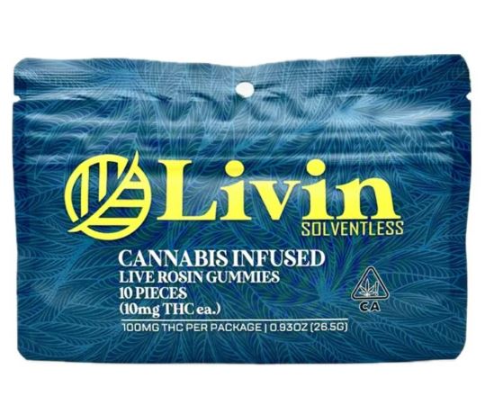 10pk Rosin Infused Banana Cream  100mg