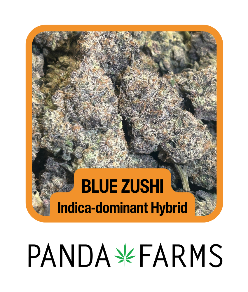 PANDA FARMS - BLUE ZUSHI | FLOWER 3.5G | Canopy Crossroad, Red Bank NJ