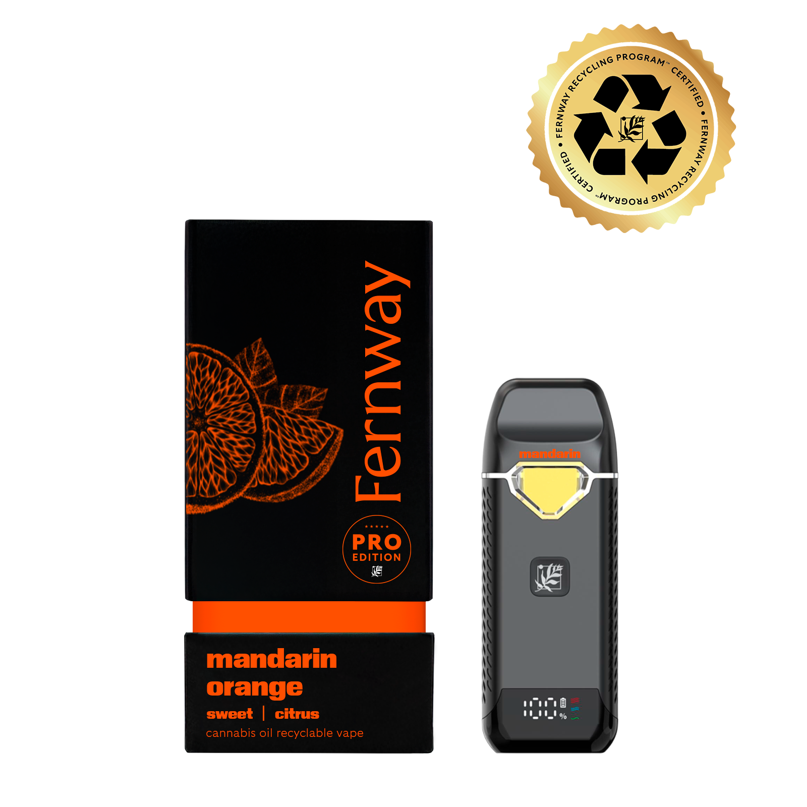 FERNWAY - MANDARIN ORANGE | AIO VAPE | Canopy Crossroad, Red Bank NJ