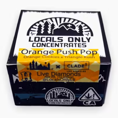 ORANGE PUSH POP | WET DIAMONDS