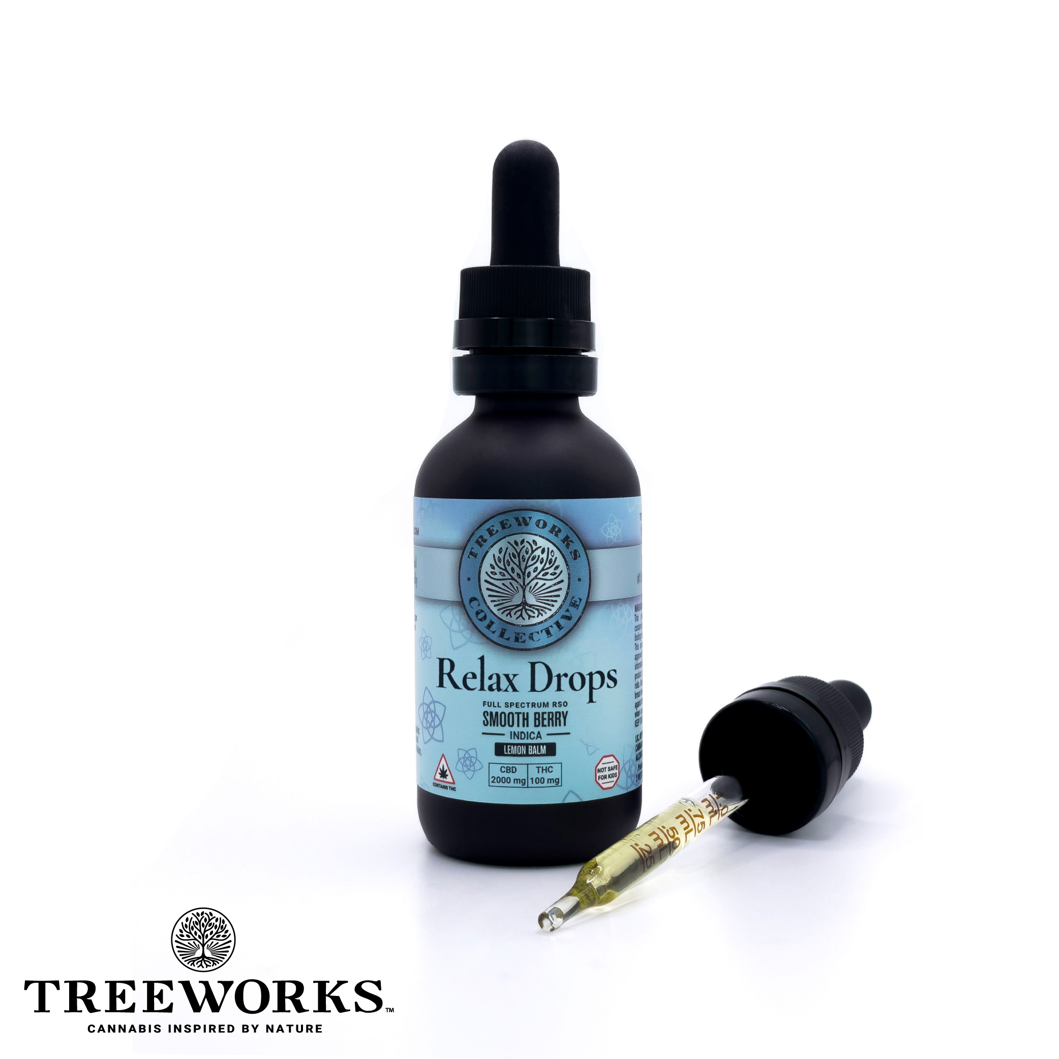 RELAX DROPS: SMOOTH BERRY | 20:1 TINCTURE - 100 MG