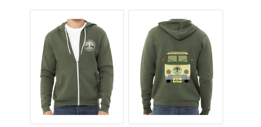 CANOPY BUS | FLEECE FULL-ZIP HOODIE