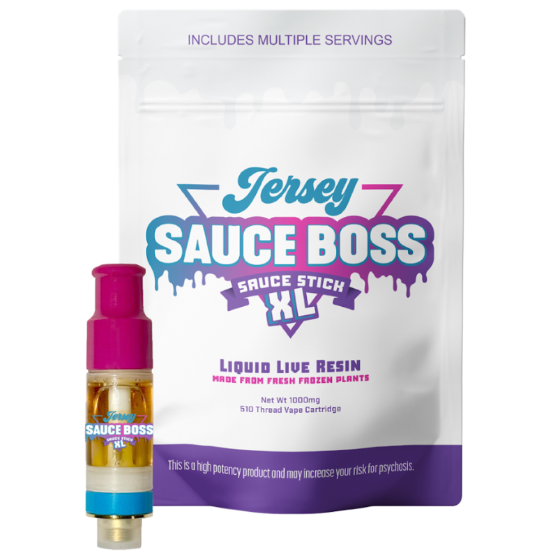 JERSEY SAUCE BOSS - LARRY OG | LIVE RESIN CARTRIDGE - 1 g
