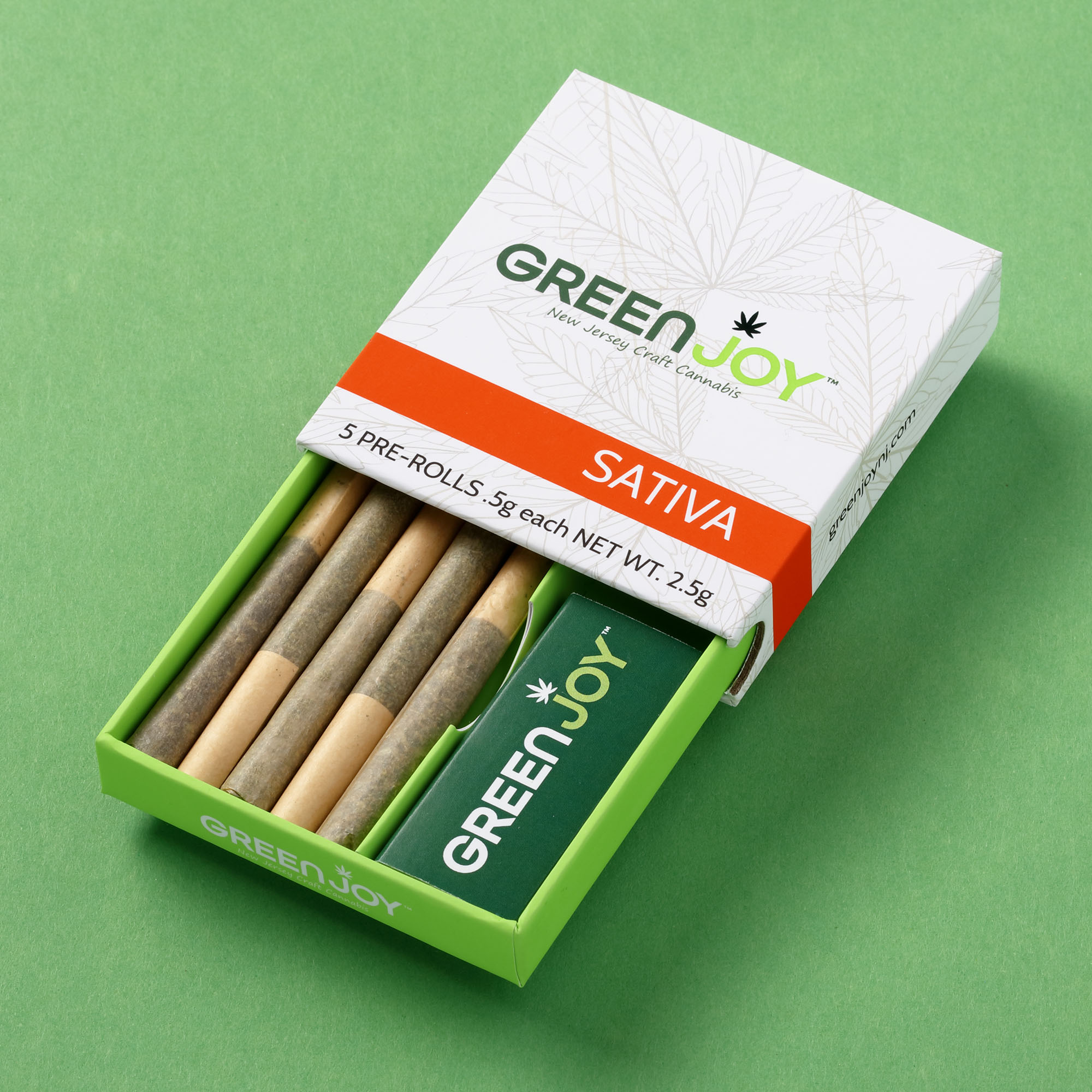 GREEN JOY - LEMON FRESH | PRE-ROLLS - 2.5 g - 5 Pack | Canopy