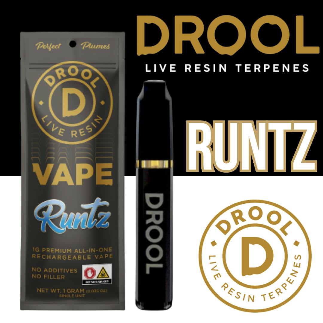 DROOL - RUNTZ | AIO LIVE RESIN VAPE - 2 g | Canopy Crossroad, Red Bank NJ