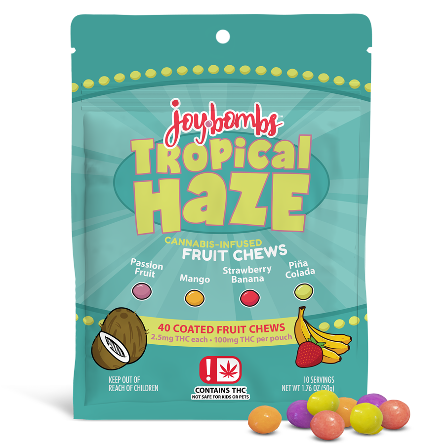 TROPICAL HAZE | JOY BOMBS - 100 MG - 40 PACK