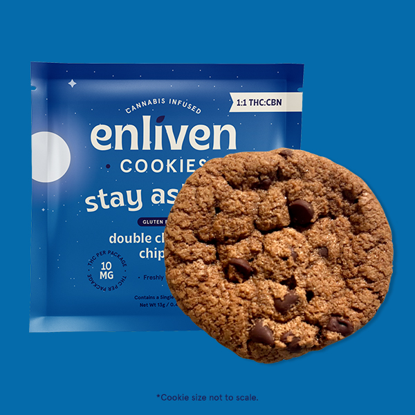COOKIE | DOUBLE CHOCOLATE CHIPZZZ | 1:1 THC:CBN | 10MG | 1PK