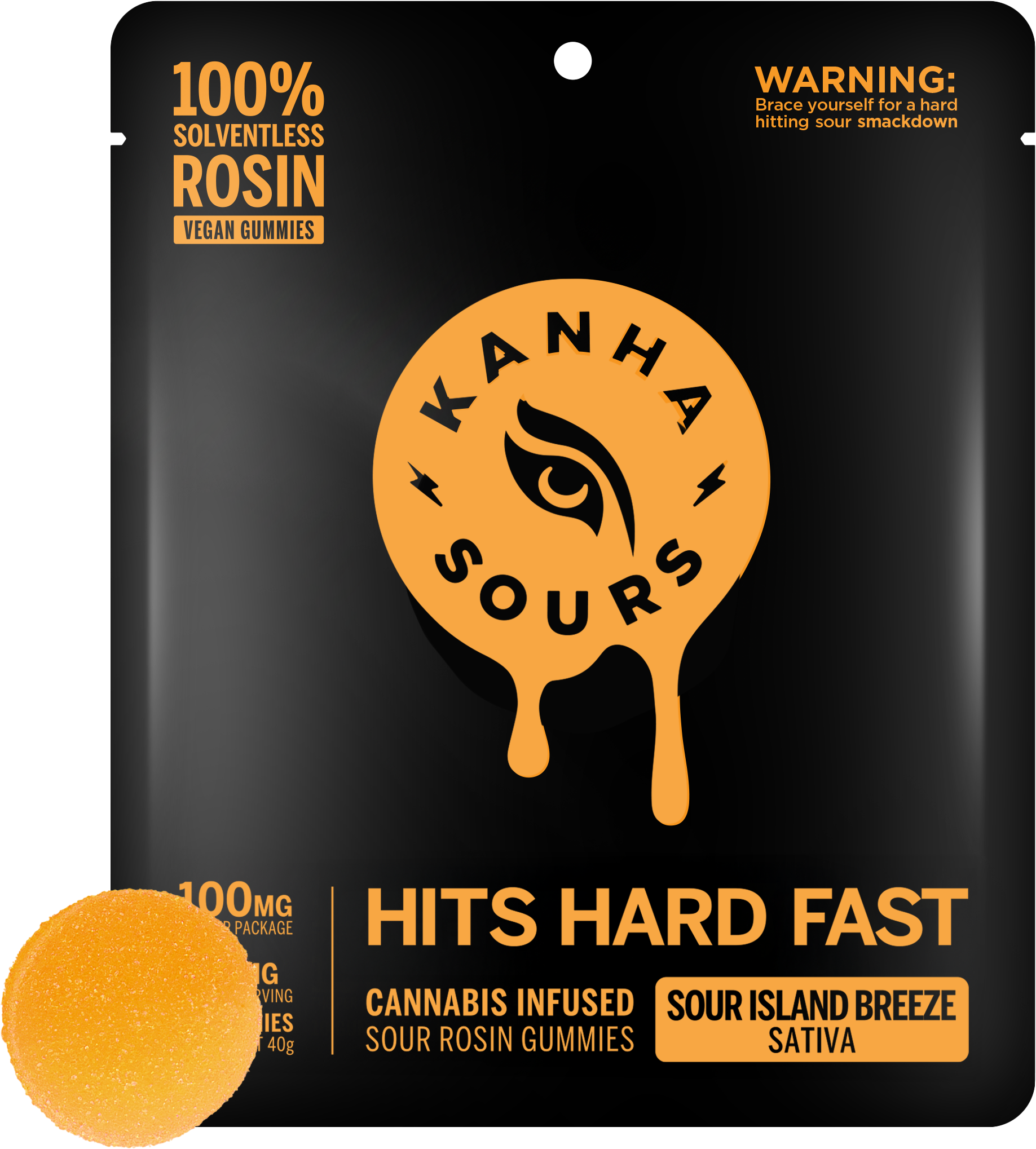 GUMMY | SOUR ISLAND BREEZE | 100MG | 10PK