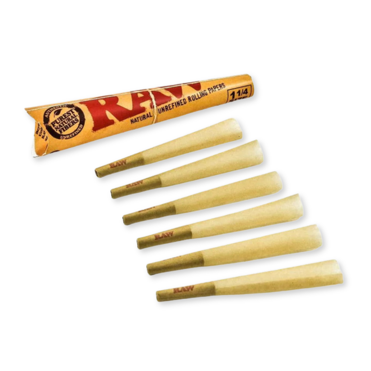 Swirl Tip 6pk Raw Cones - One Size
