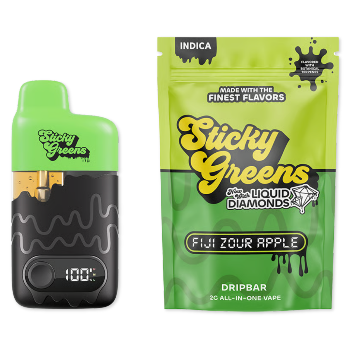 elf bar vape uk Sticky Greens main image 1