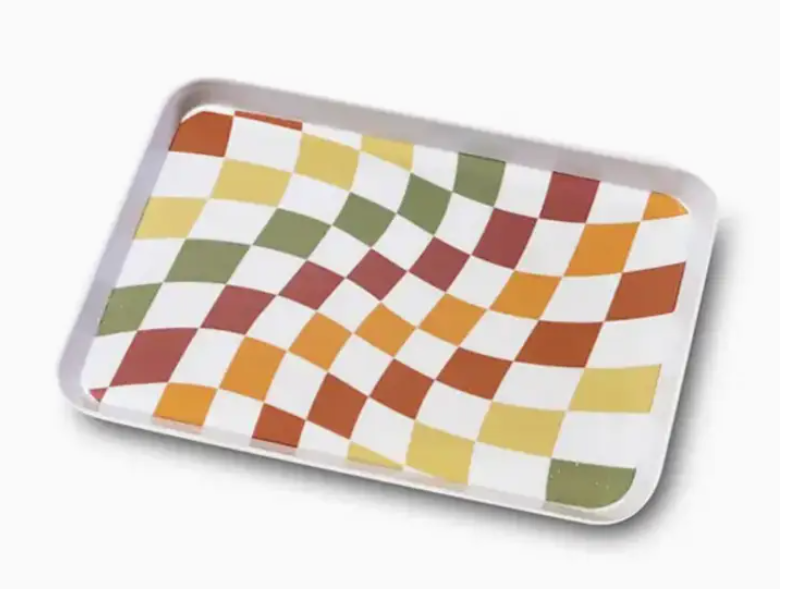 ROLLING TRAY | COLOR CHECKS - One Size