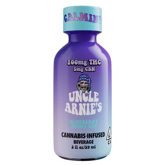 SHOT | BLUEBERRY NIGHTCAP 4:1 | 100MG THC : 25MG CBN | 100MG | 2OZ
