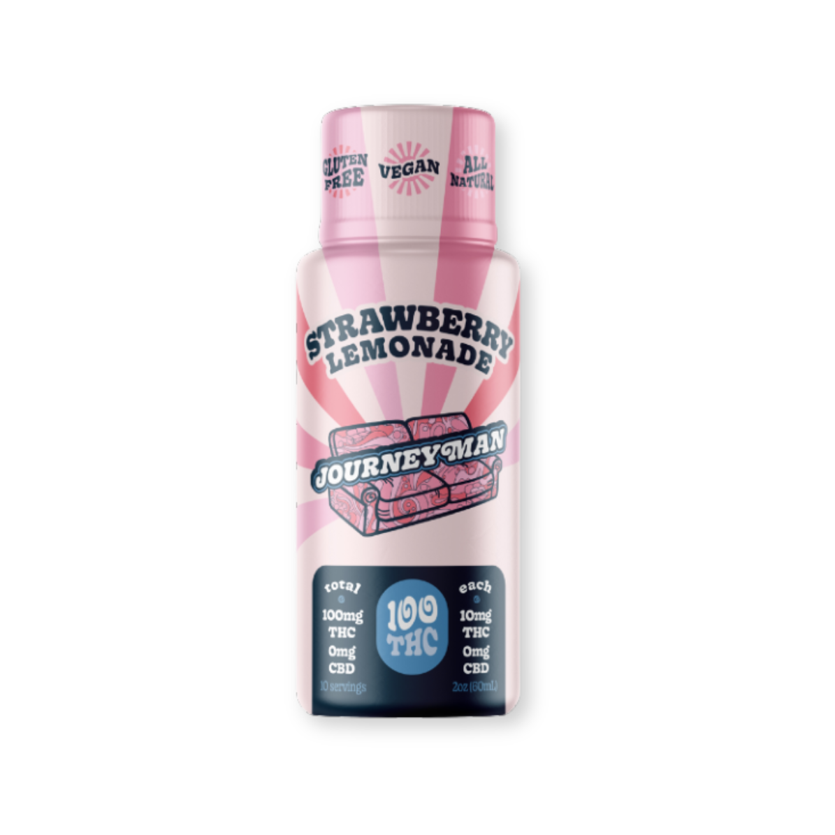 SHOT | STRAWBERRY LEMONADE | 100MG | 2OZ