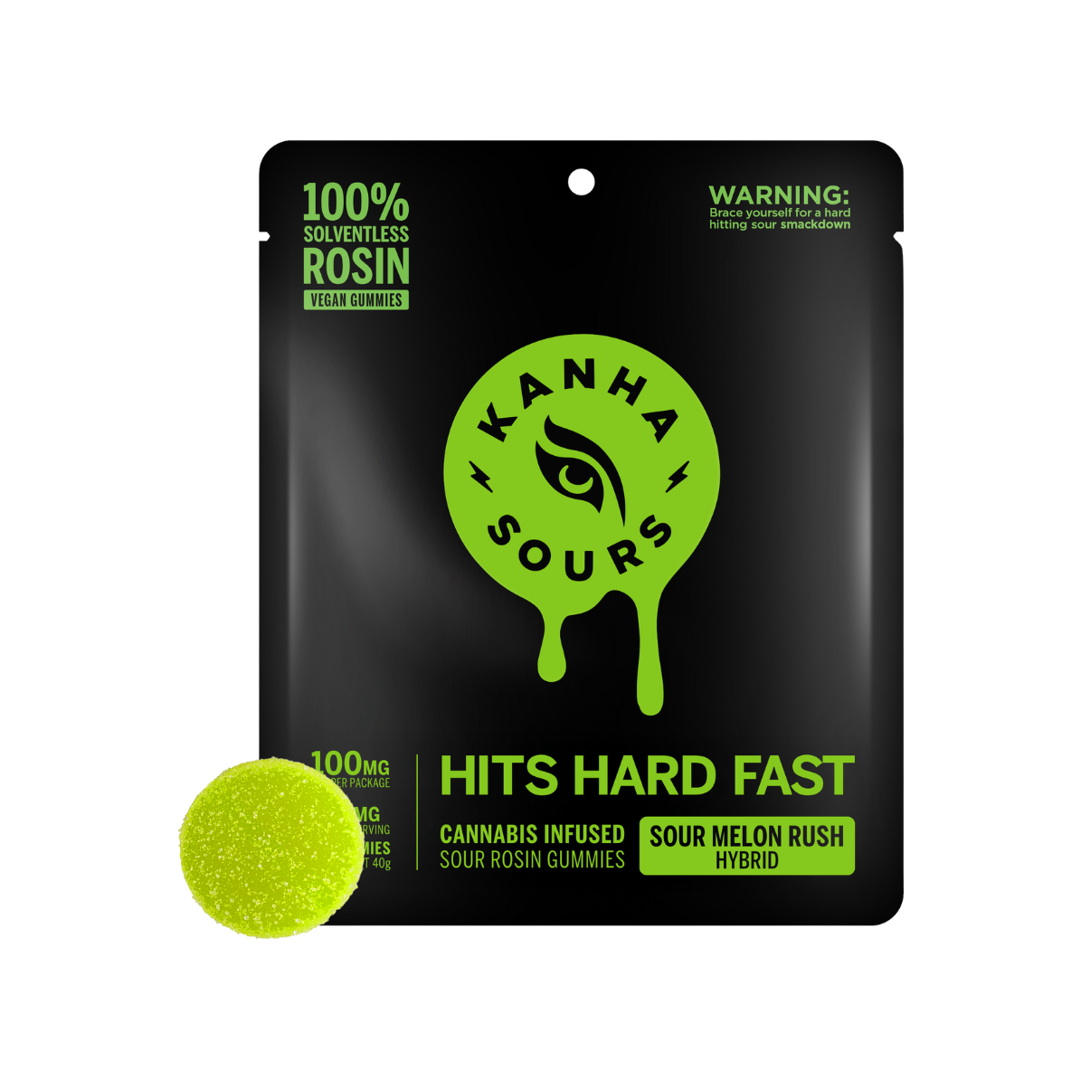 GUMMY | SOUR MELON RUSH | 100MG | 10PK