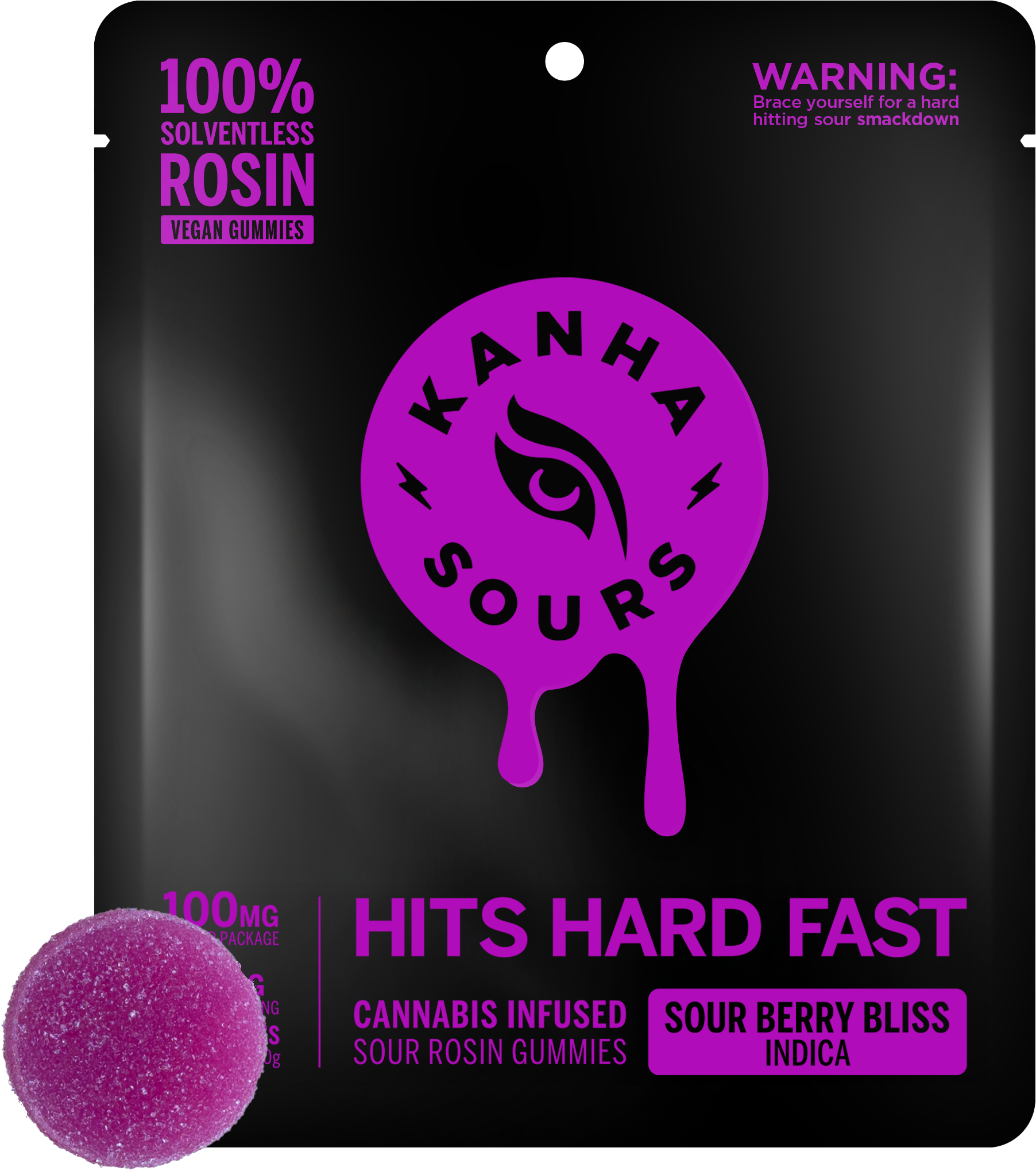 GUMMY | SOUR BERRY BLISS | 100MG | 10PK