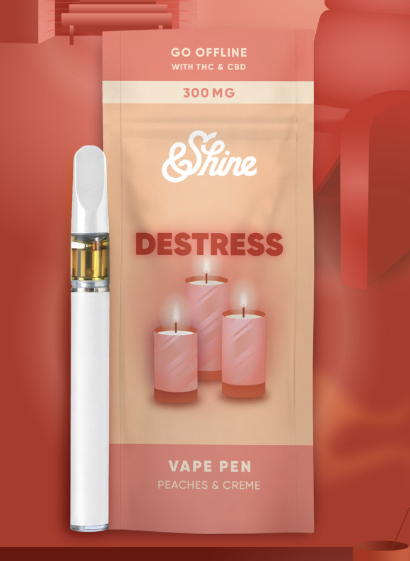 DISPOSABLE | PEACHES & CREME | DESTRESS | .3G
