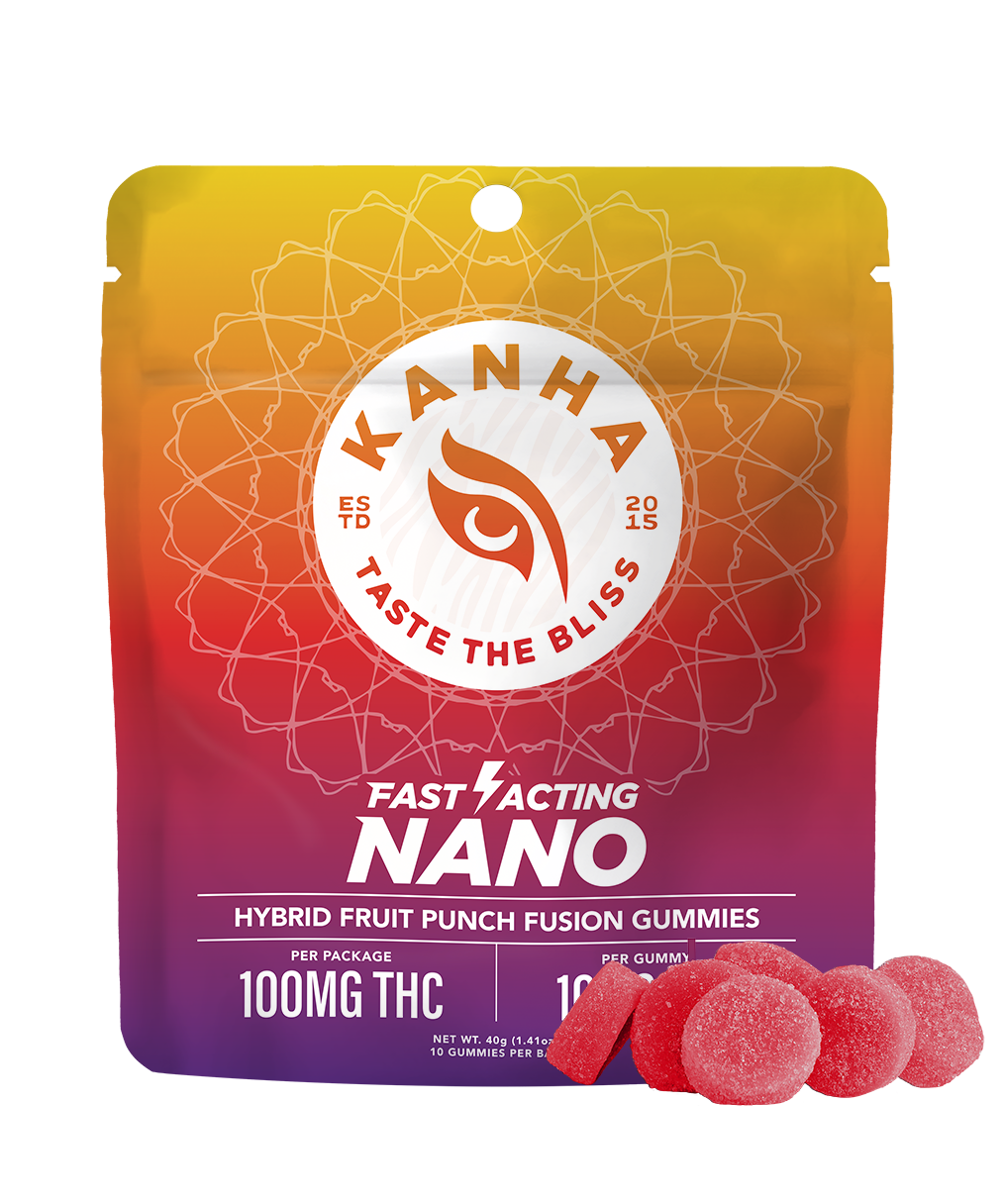 GUMMY | NANO | FRUIT PUNCH FUSION | 100MG | 10PK