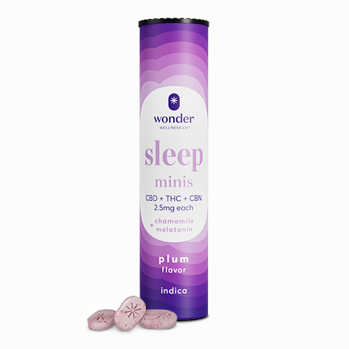 MINTS | SLEEP PLUM WITH MELATONIN | 1:1:1 CBD:THC:CBN | 100MG | 40PK