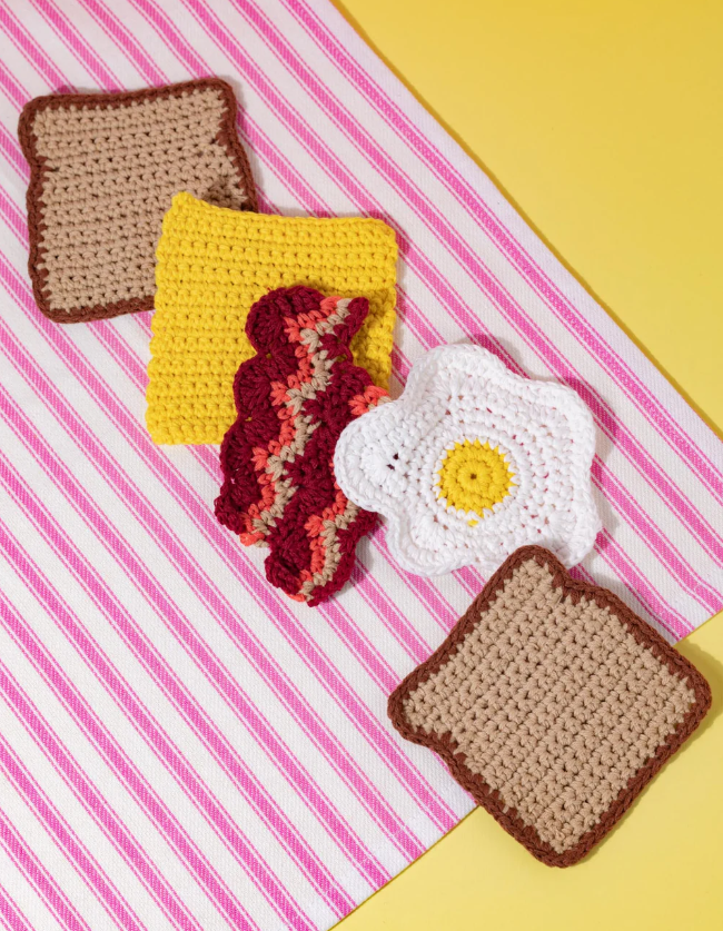 COASTER SET | BACON EGG & CHEESE | 4PC