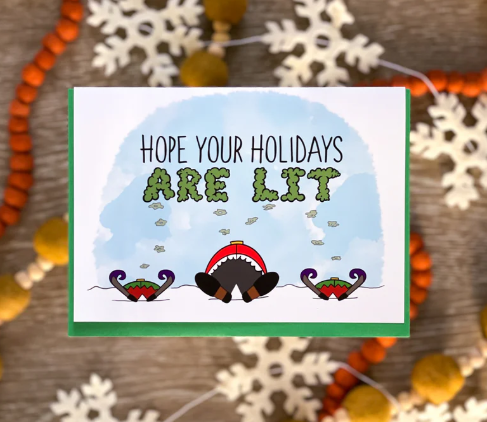 GREETING CARD | HOPE YOUR HOLIDAYS ARE LIT