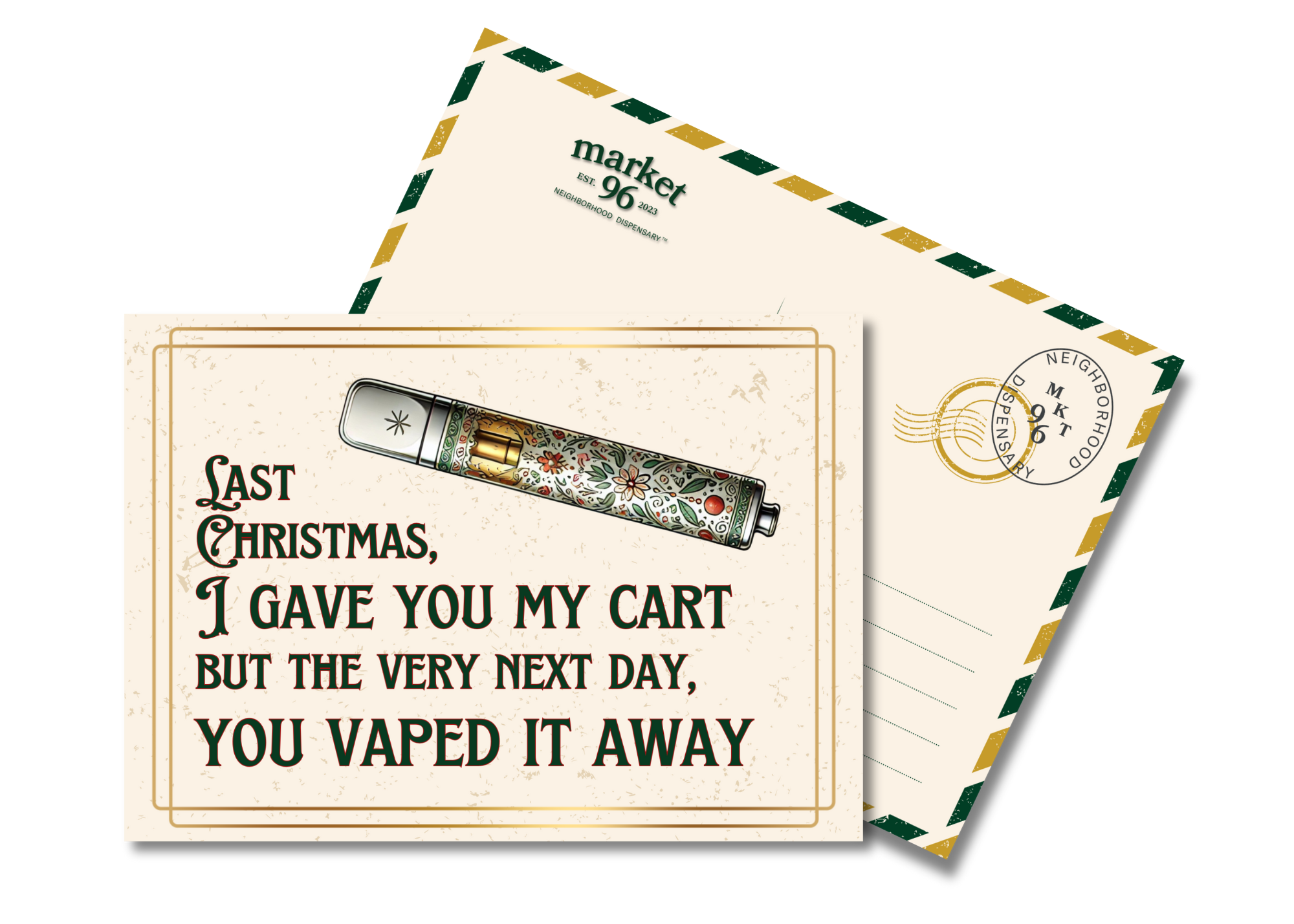 LIMITED EDITION POSTCARD | VAPED IT AWAY