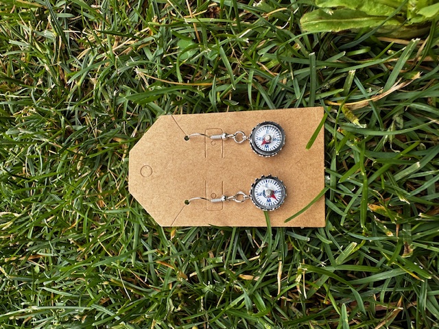 COMPASS EARRINGS - One Size