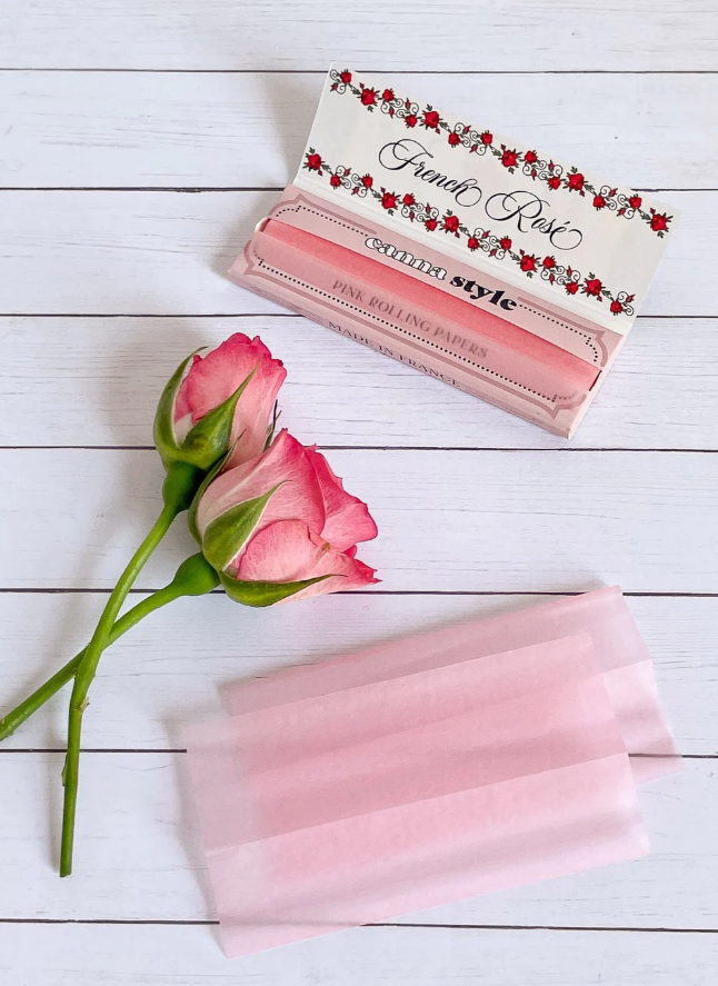 FRENCH ROSE PINK ROLLING PAPERS | 40PK