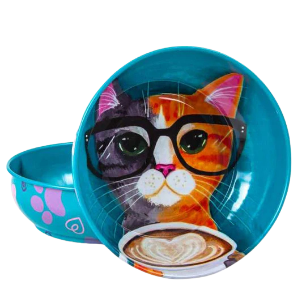 METAL BOWL | CAT PATTERN