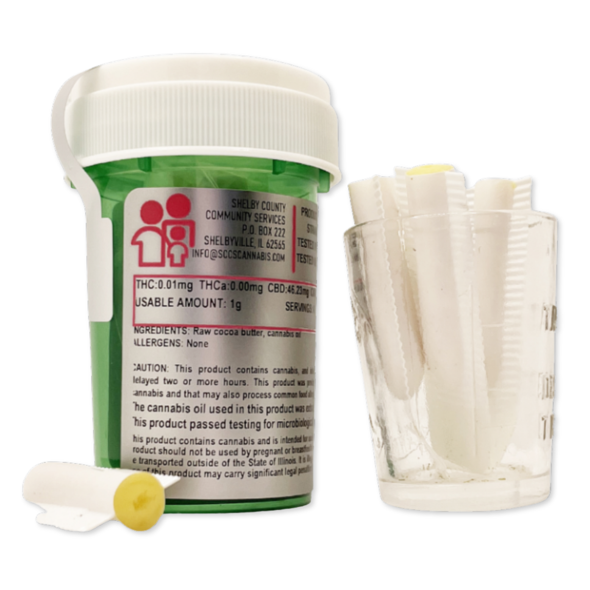 SCCS - SUPPOSITORY 1:1 | 100MG THC : 100MG CBD