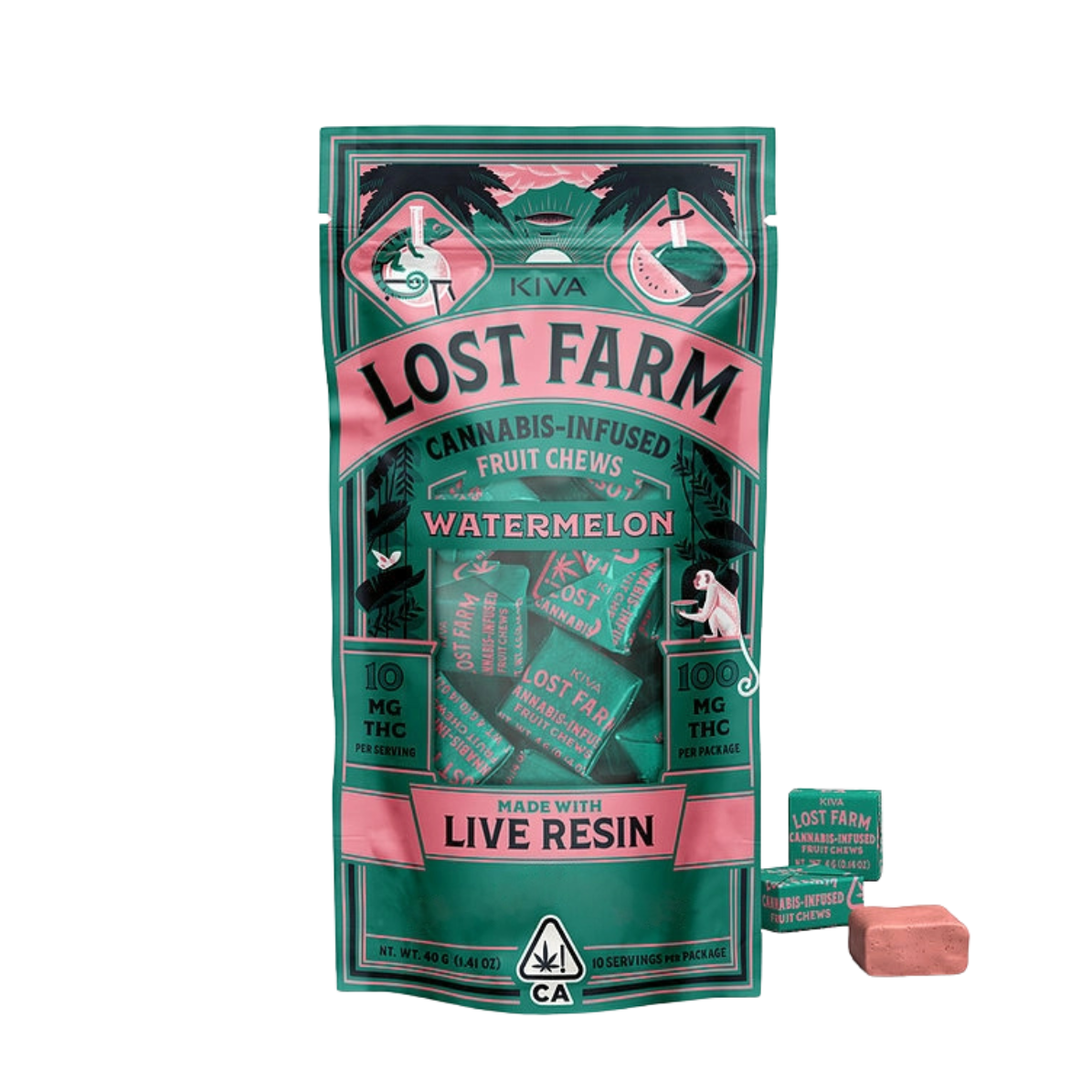 FRUIT CHEW | WATERMELON | 100MG | 10PK - 100 mg - 10 Pack