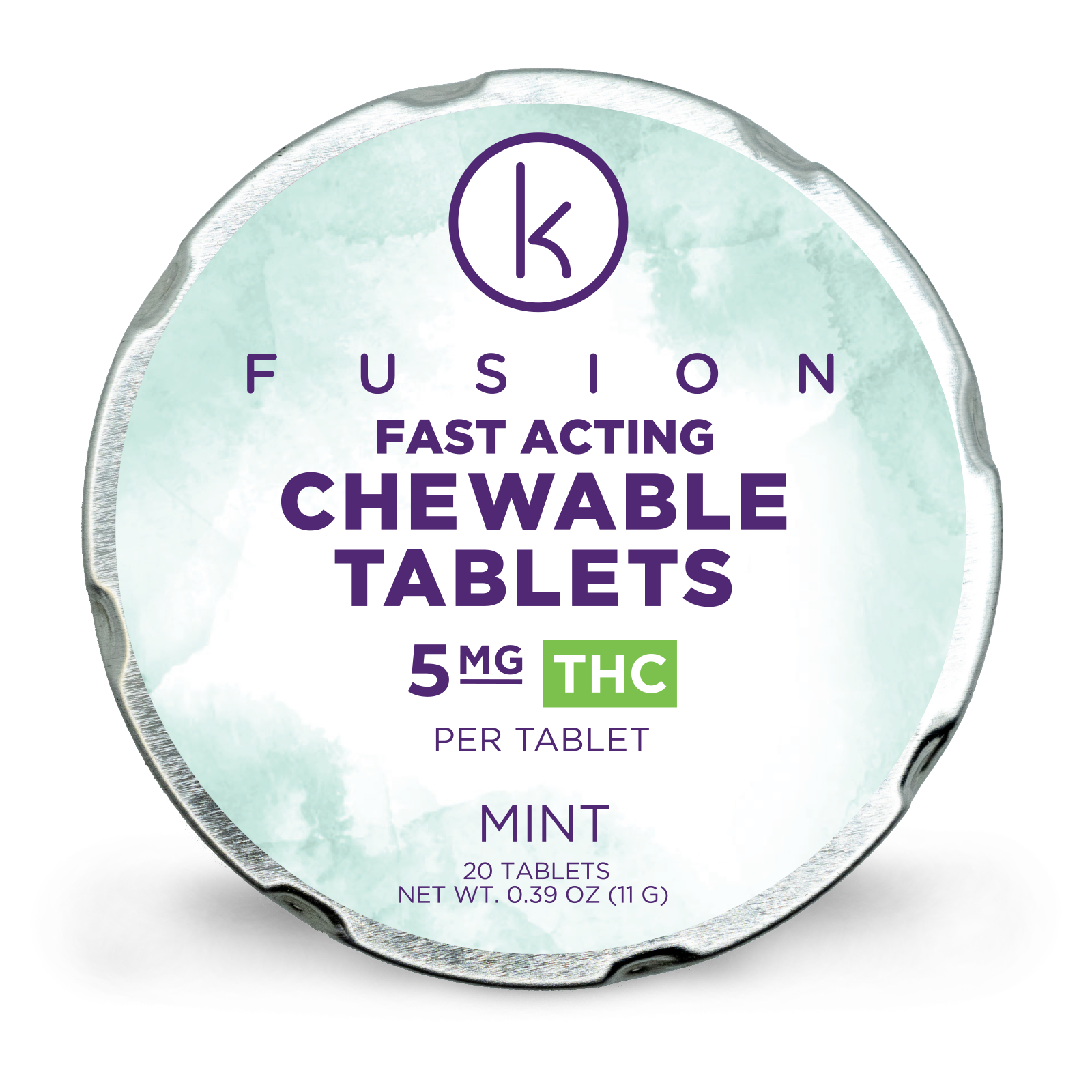 CHEWABLE TABLET | BLUE MINT | 100MG | 20PK