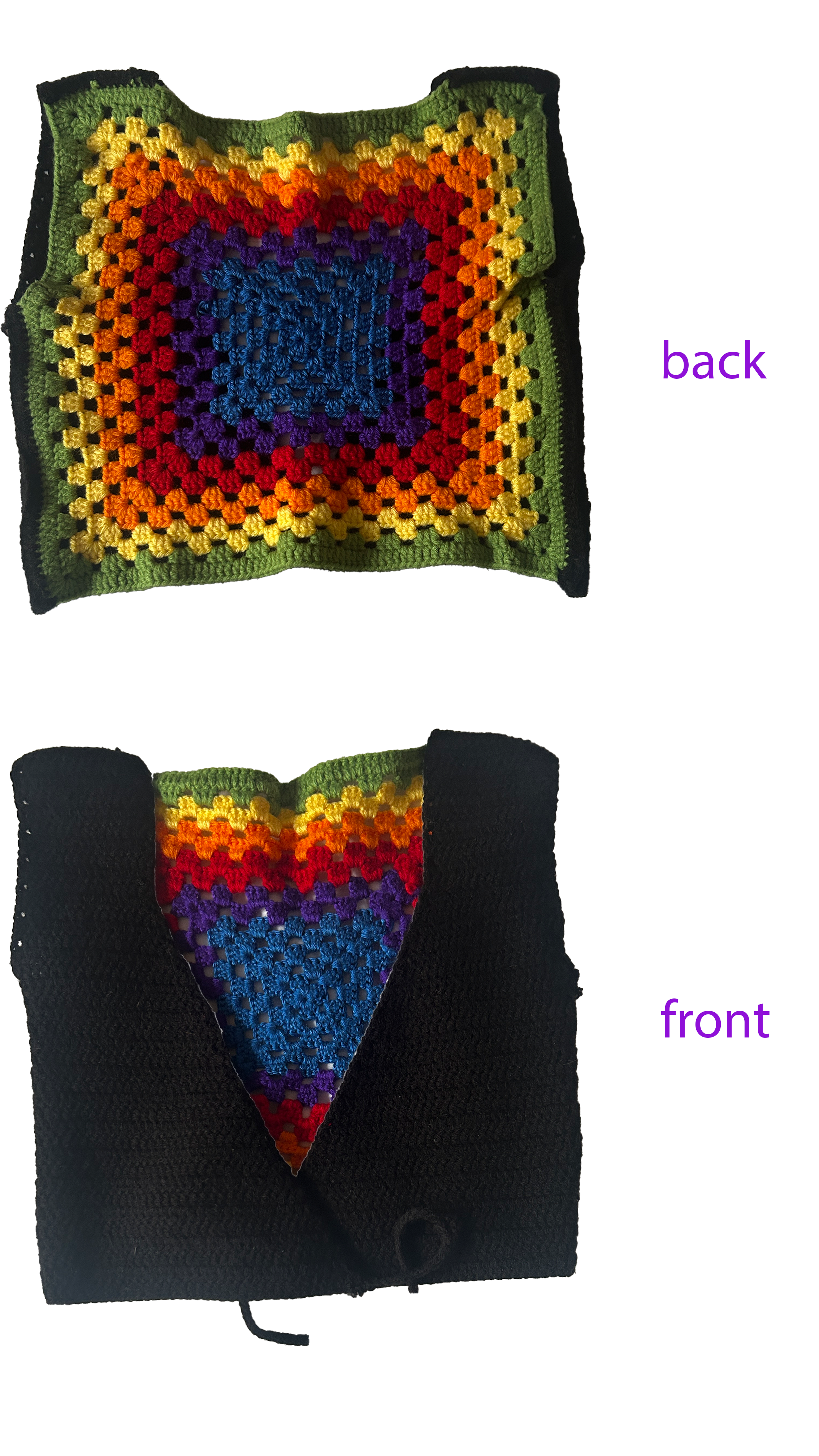 CSGN | RAINBOW WRAP TOP