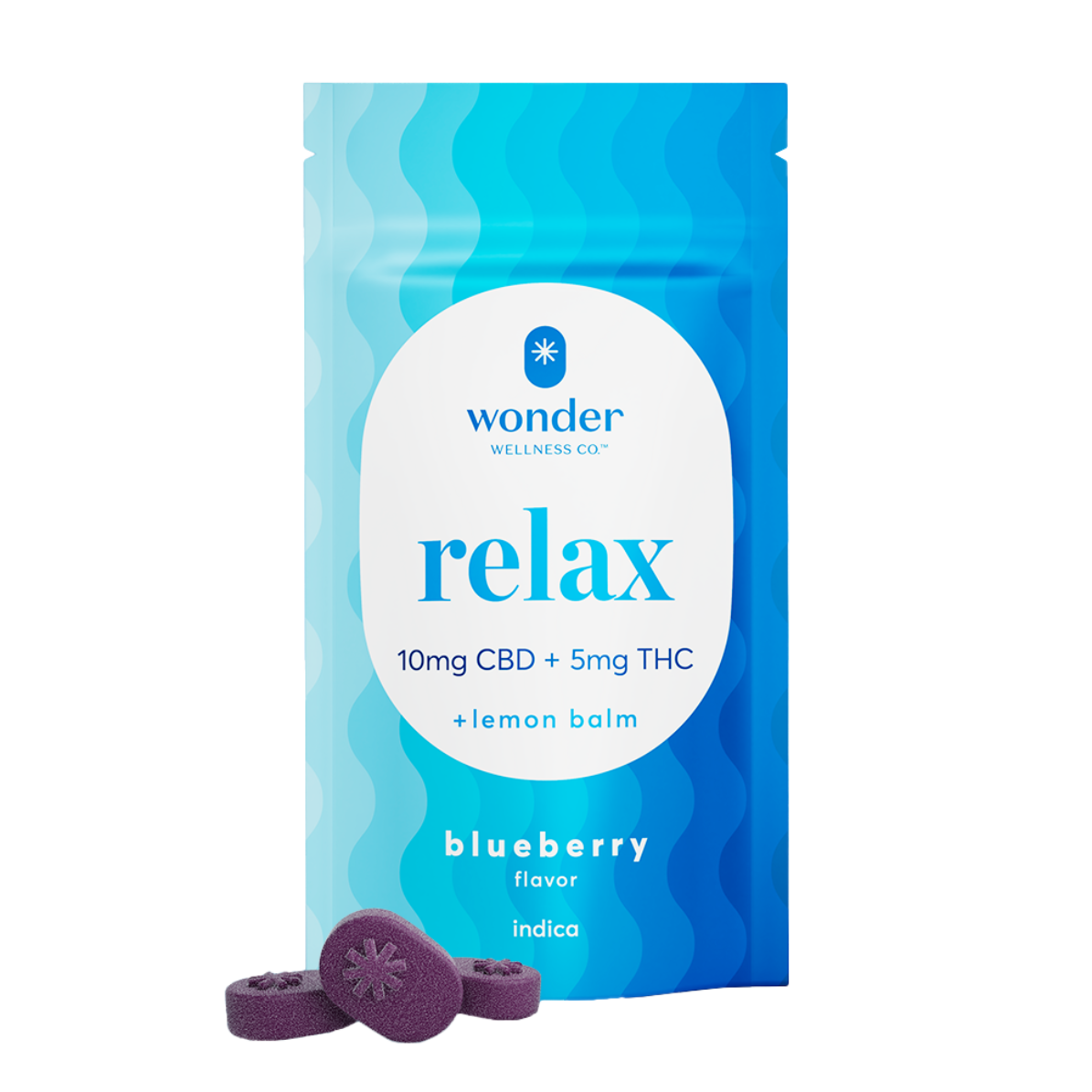MINIS | RELAX 2:1 BLUEBERRY | 100MG | 40PK - 100 mg - 40 Pack