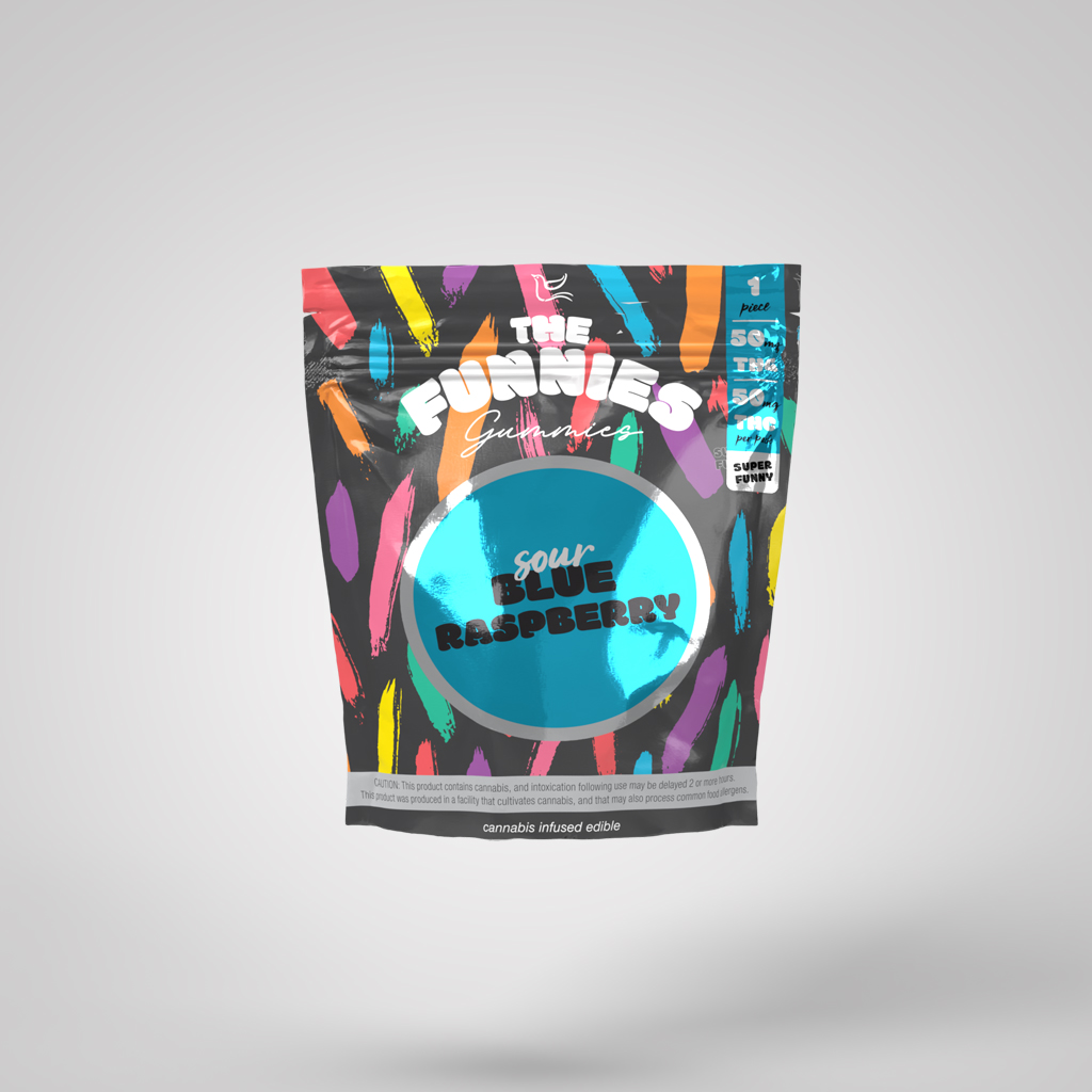 SUPER FUNNY | SOUR BLUE RASPBERRY | 50MG | 1PK