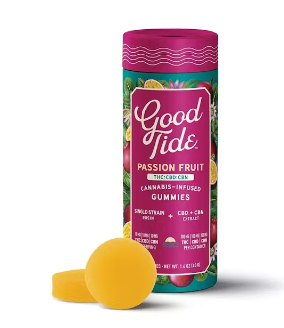 HASH INFUSED GUMMY | PASSIONFRUIT 1:1:1 | 100MG THC : 100MG CBD : 100MG CBN | 10PK
