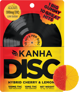 GUMMY | CHERRY & LEMON DISC | 100MG | 1PK