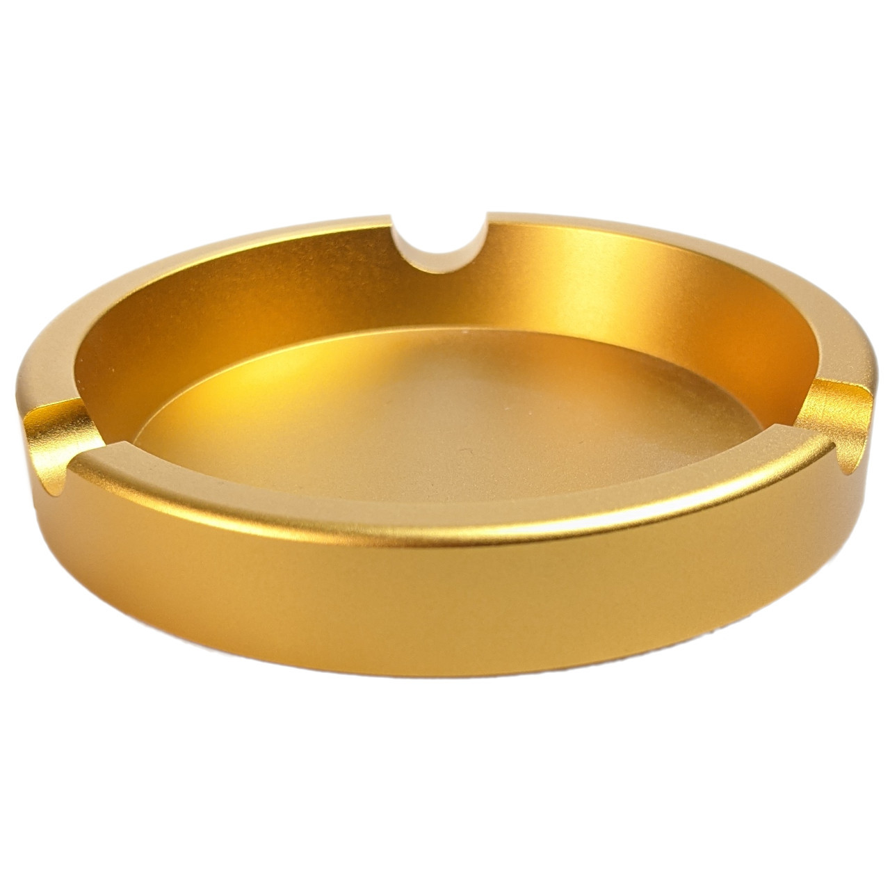 3.5" ALUMINUM ASHTRAY | GOLD
